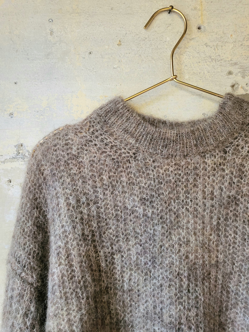 Maglia girocollo in Mohair