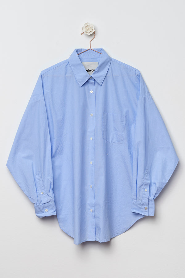 CAMICIA OVERSIZE IN POPELINE