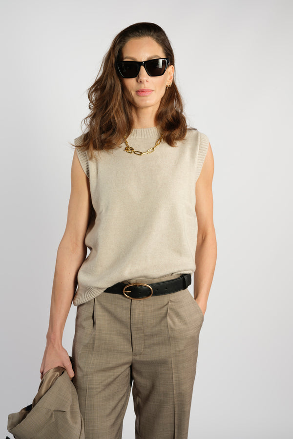 JILL | CREW NECK VEST