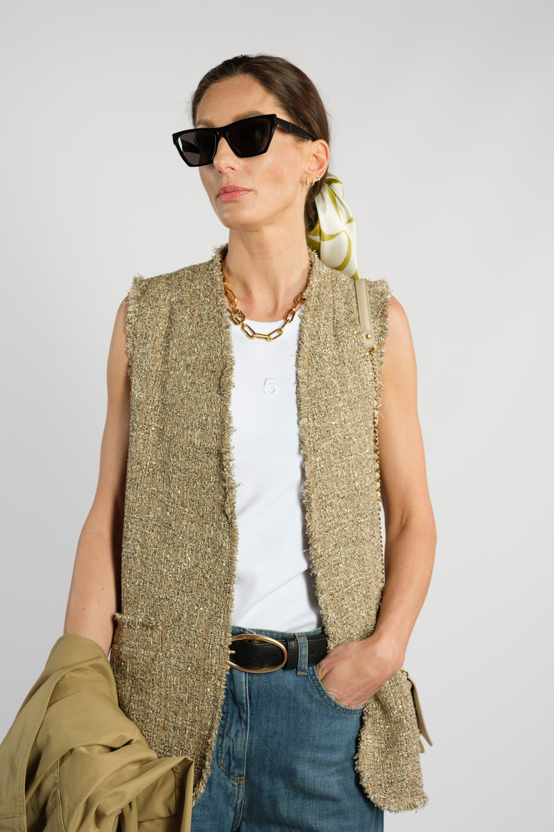 GILET IN LUREX