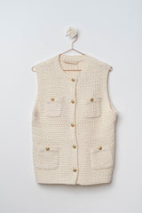 GILET ECRU