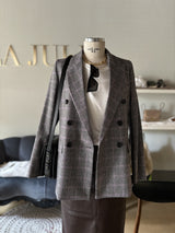 Blazer doppiopetto in principe di Galles