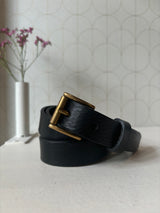 Leather belt