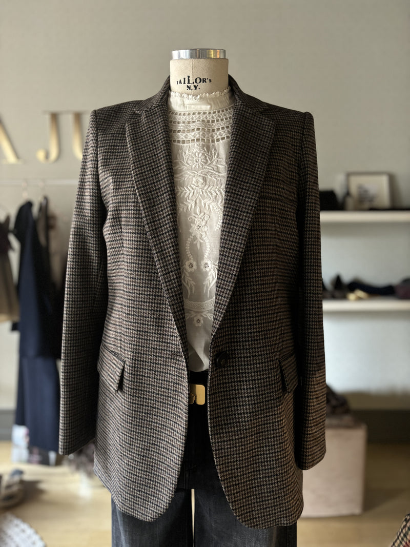 Jacket in wool blend