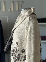 Cardigan effetto tricot