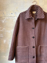 Pied de poule coat