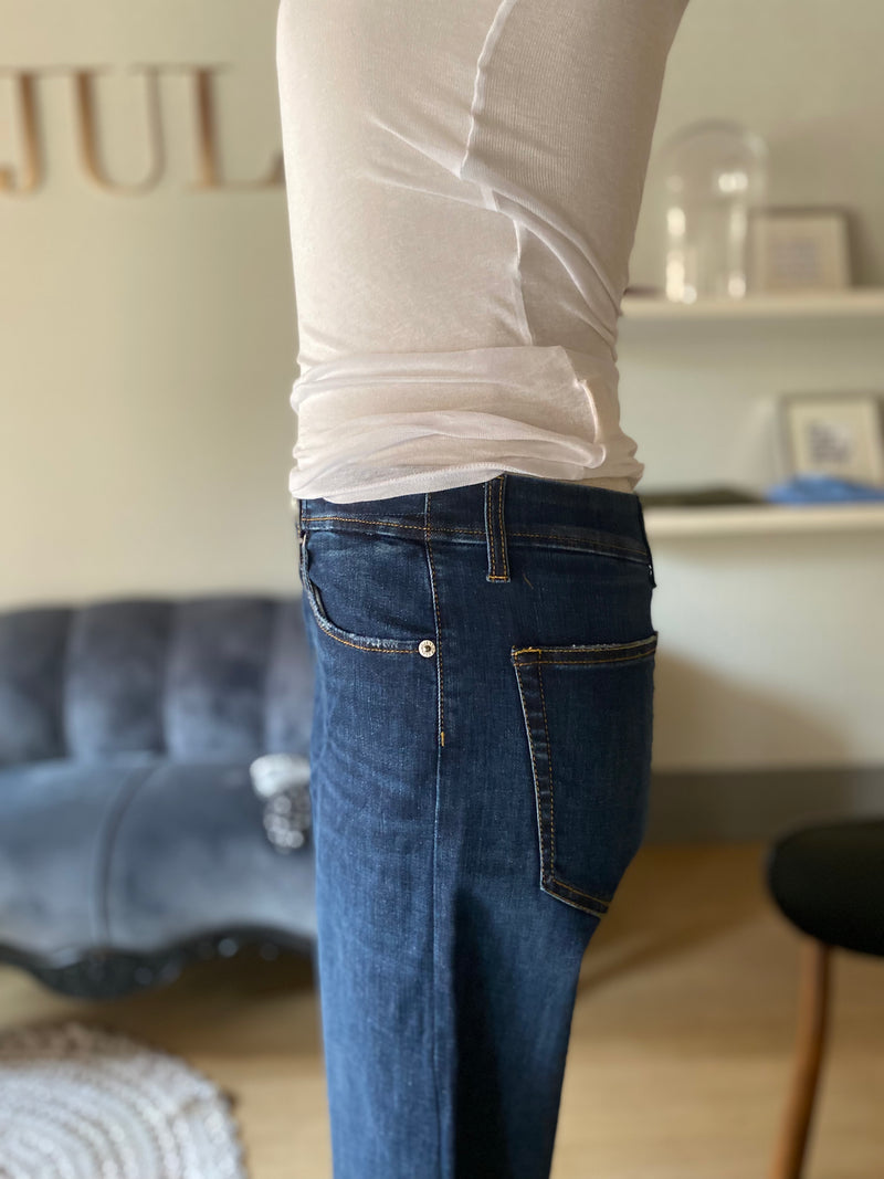 jeans carrot denim stretch