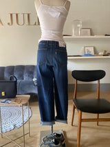 jeans carrot denim stretch