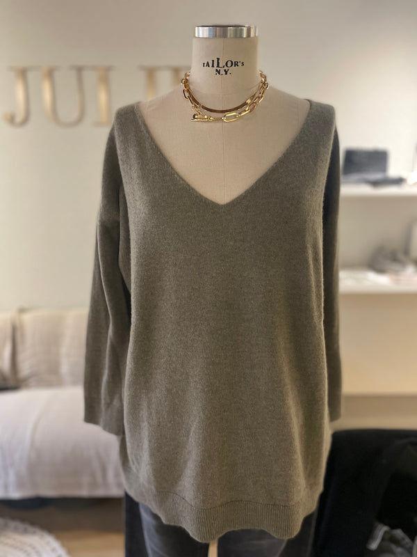 Oversize cashmere sweater