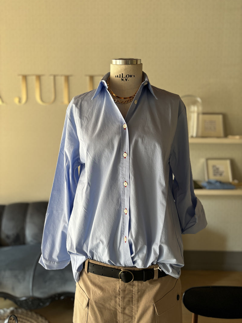 Camicia in cotone oversize