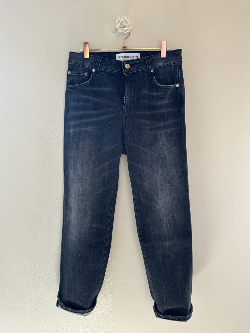 Jeans regular crop nero