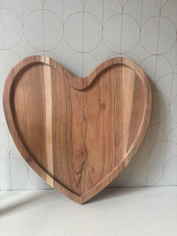 Heart shaped tray