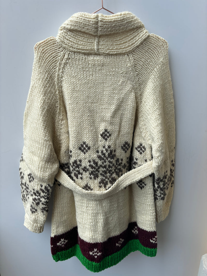 Cardigan effetto tricot