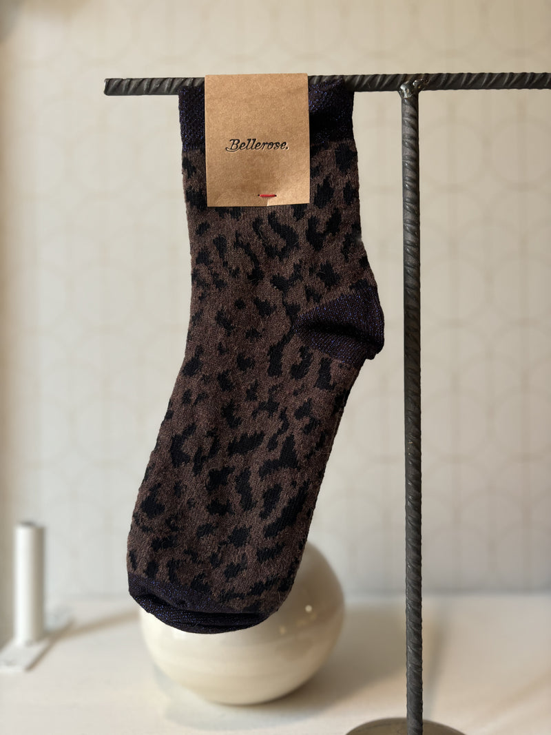 Animalier print short socks