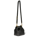 Leather bucket bag